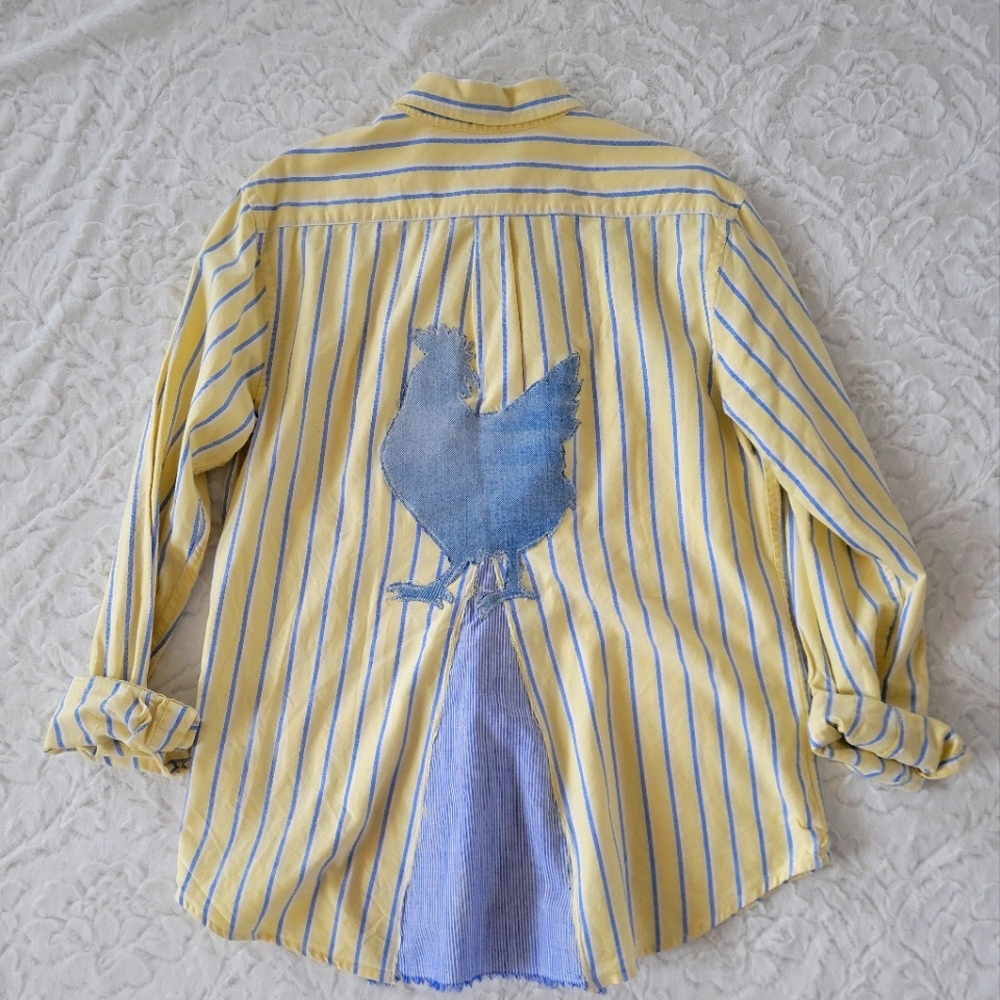 OOAK Button-Up Shirt 🐔